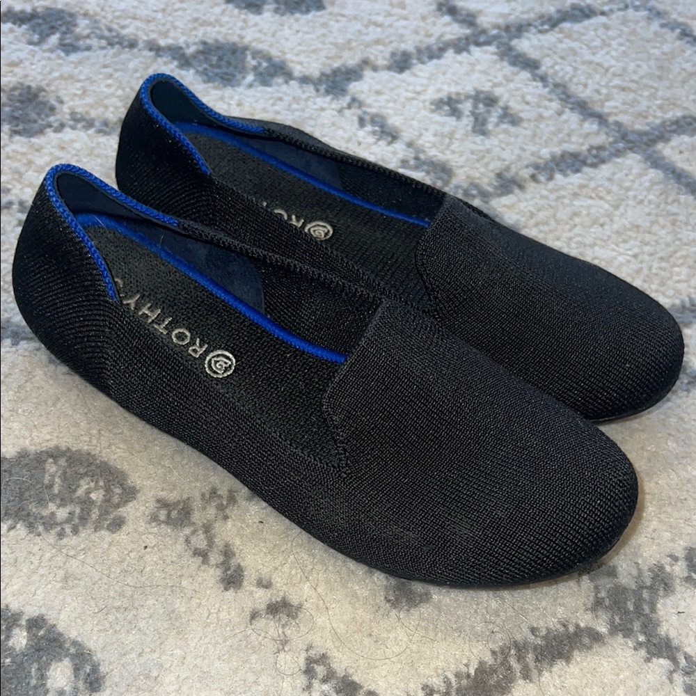 Rothy's Black The Kids Loafer - Picture 2 of 4